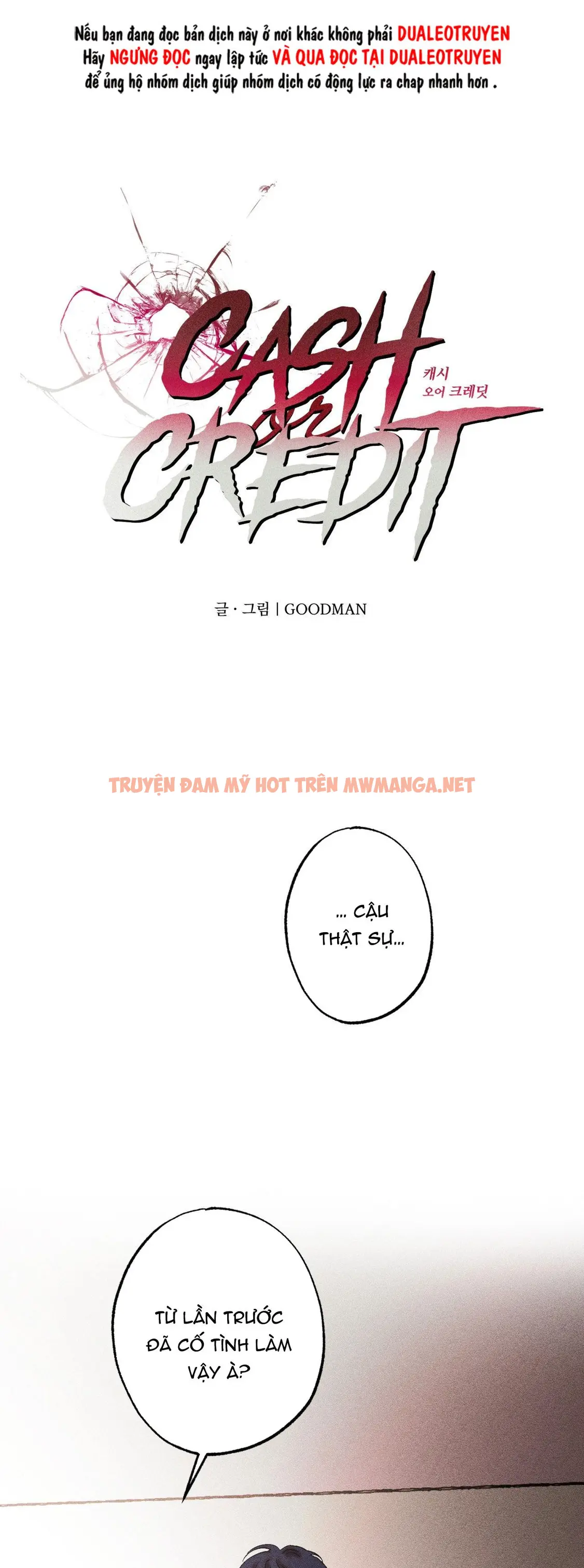 Cash Or Credit - Chapter 50